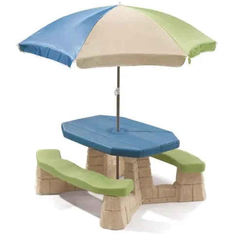 Step2 Picknicktafel Playful Picnic Met Parasol 183 Cm
