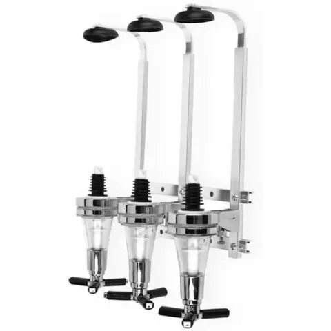 Sterke Drank Dispenser Bar Butler Muur Fleshouder voor 3 flessen