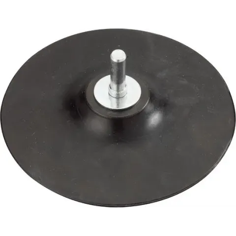 Steunschijf rubber 125 mm