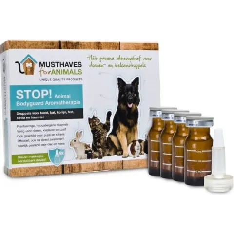STOP! Animal Bodyguard Aromatherapie - 4 x 8 ml