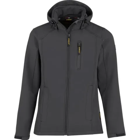 STØRVIK Softshell Werkjas Winddicht Heren Antraciet Grijs - Maat XL - NAPIER