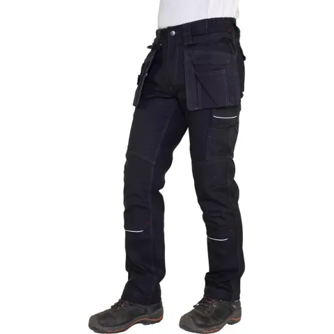 STØRVIK Stretch Werkbroek Heren Zwart - Maat 3XL - TIM