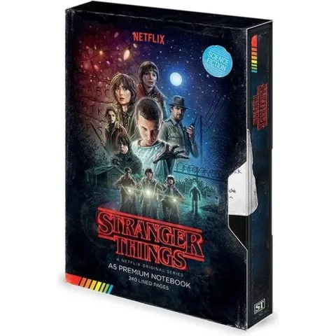 Stranger Things VHS Premium A5 Notitieboek