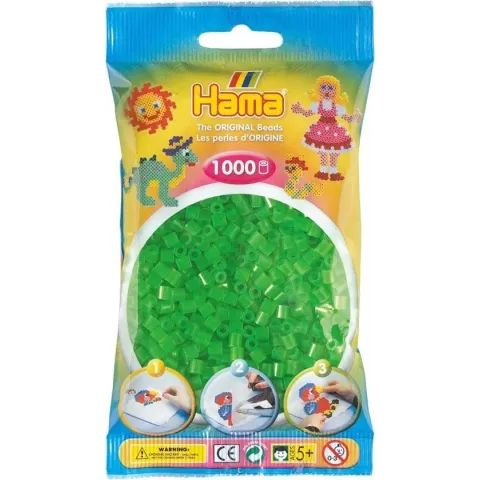 Strijkkralen 1000 Stuks Groen Neon