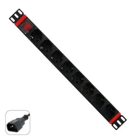 Strip 19 8 Tomas Schuko con On/Off Switch WP WPN-PDU-C01-08