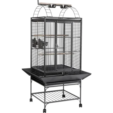 Strong Papegaaienkooi Villa Sara - Grijs - 84 x 79 x 160 cm