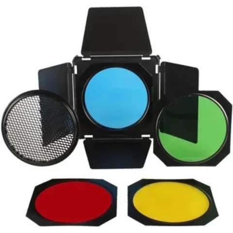 Studioking Kleppenset Sk-bd95 9,5 Cm Zwart 6-delig