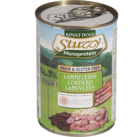 Stuzzy Monoproteïn Lam - Hond - Natvoer - Volledig voer - 6 x 400 gr
