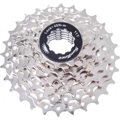 Sunrace Cassette 11-28T 8 Speed Nickel