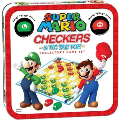 Super Mario Checkers Collectors Game Set