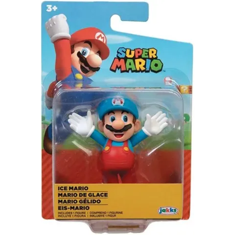 Super Mario Mini Action Figure - Ice Mario (Arms Up)