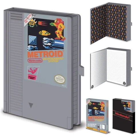 Super Metroid Cartridge A5 Premium Notebook