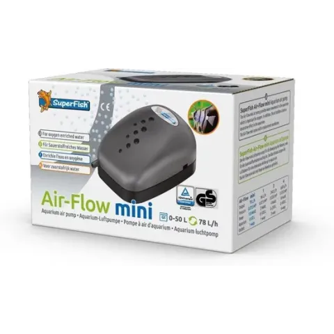 Superfish Air Flow Mini - Aquariumpomp - Beluchting - 6 x 9 cm