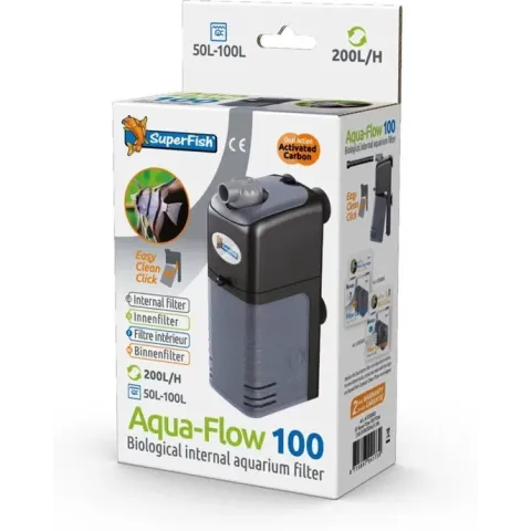 SuperFish AquaFlow Dual Action 100 - Aquariumfilter - 200 L/H