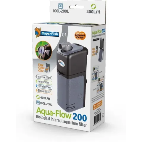SuperFish AquaFlow Dual Action 200 - Aquariumfilter - 400 L/H