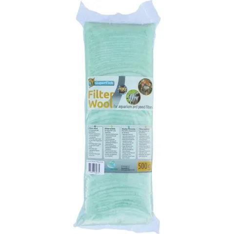 SuperFish Filterwatten Grof - Aquarium - Filter - Groen - 500 gr
