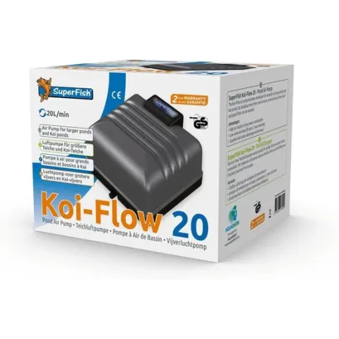 Superfish Koi-Flow 20 + luchtbollen en slang