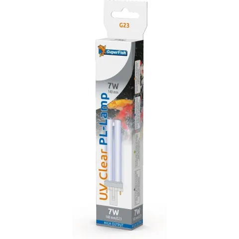 Superfish UV PL  7 Watt vervangingslamp