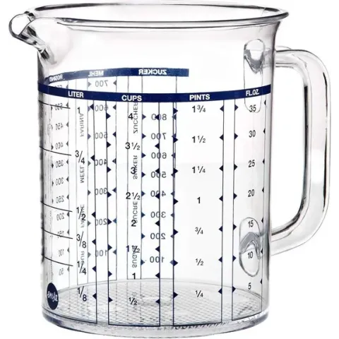 SUPERLINE maatkan 1.0 L. transparent