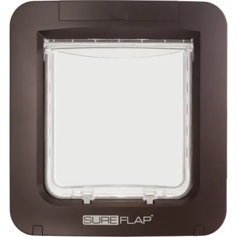 SureFlap Microchip Huisdierluik L - Bruin - 18 x 17 cm