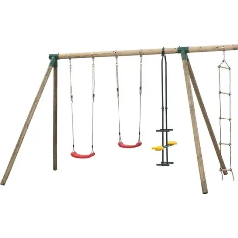 Swing King schommel Danielle dubbel - touwladder/duoschommel