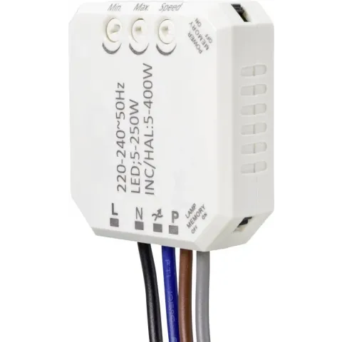 Sygonix SY-4697884 Dimmer (inbouw) Geschikt voor lampen: Halogeenlamp, LED-lamp, Gloeilamp