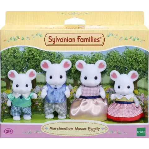 Sylvanian Families 5308 Familie Marshmellow Muis - Speelfigurenset