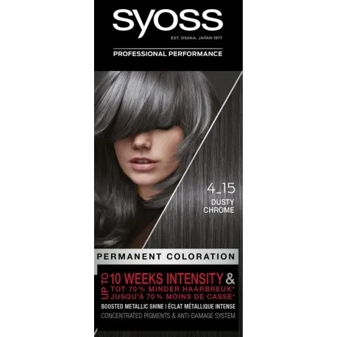 SYOSS Color baseline 4-15 Dusty Chrome haarverf - 1 stuk
