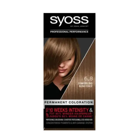 Syoss Color baseline 6-8 Donkerblond 1 stuks