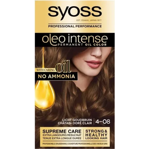 Syoss Color Oleo Intense 4-08 Licht Goudbruin