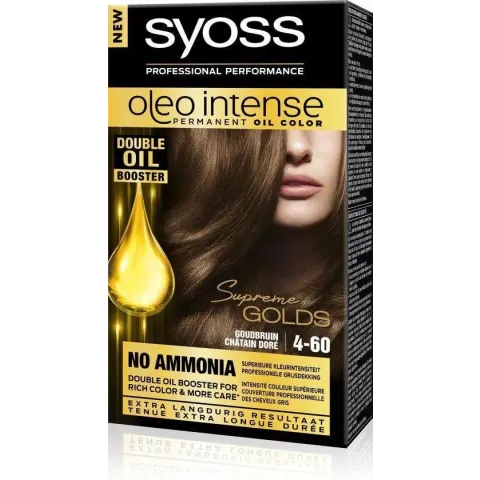SYOSS Color Oleo Intense 4-60 Goudbruin Haarverf - 1 stuk