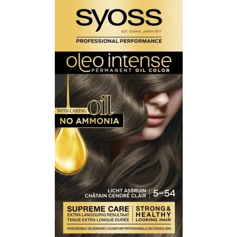 SYOSS Color Oleo Intense 5-54 Licht Asbruin haarverf - 1 stuk