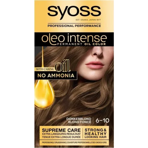 SYOSS Color Oleo Intense 6-10 Donkerblond Haarverf - 1 stuk