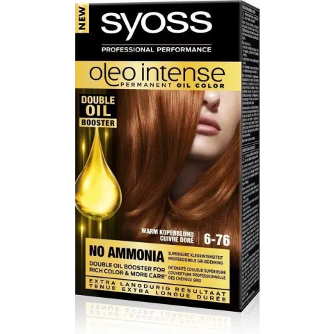 SYOSS Color Oleo Intense 6-76 Warm Koperblond Haarverf - 1 stuk