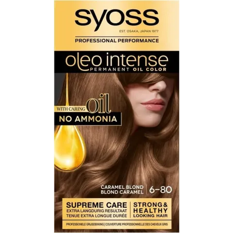 SYOSS Color Oleo Intense 6-80 Caramel Blond Haarverf - 1 stuk