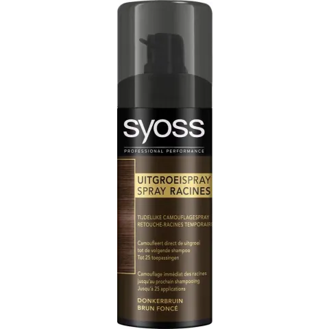 Syoss Uitgroeispray Donkerbruin