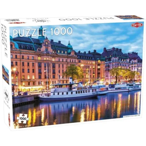 Tactic - Puzzle 1000 pc - View of Stockholm