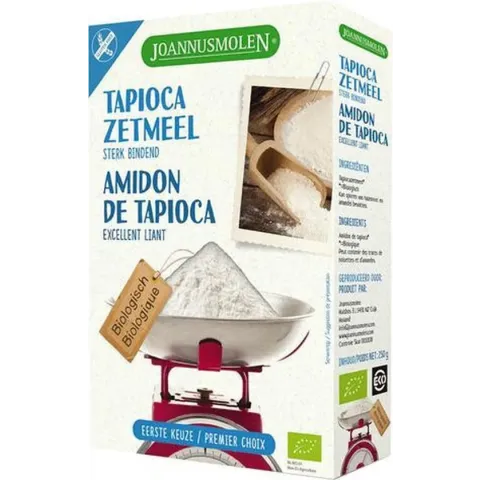 Tapioca zetmeel Joannusmolen - Verpakking 250 gram - Biologisch