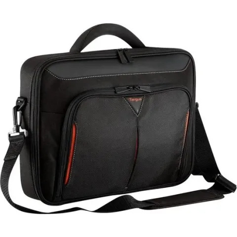 Targus Classic+ Laptoptas / 17-18 Inch / Zwart/Rood