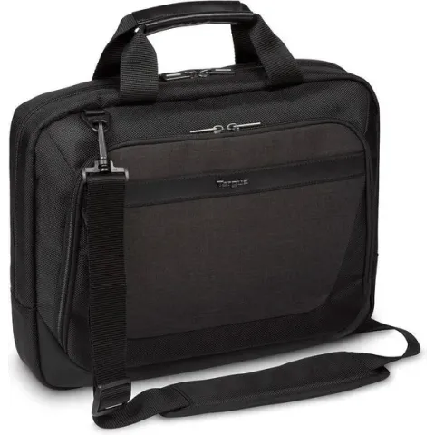 Targus TBT913EU notebooktas 35,6 cm (14'') Aktetas Zwart, Grijs