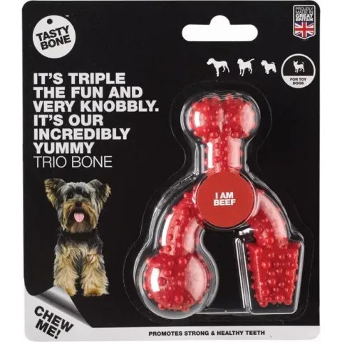 Tasty Bone trio bone toy beef