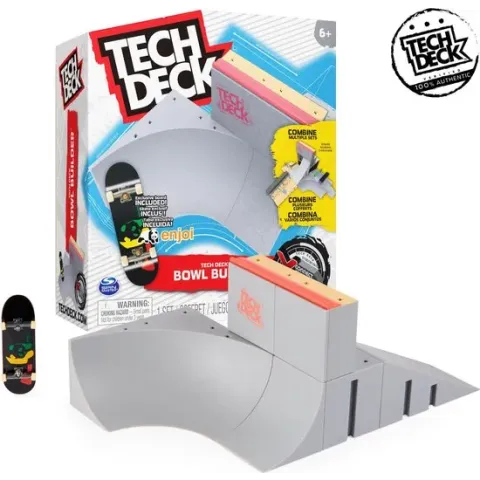 Tech Deck Bowl Builder X-Connect Park Creator - Aanpasbaar en opbouwbaar - Skatepark met fingerboard
