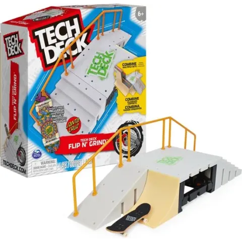 Tech Deck X-Connect Park Creator - Flip N' Grind aanpasbare en bouwbare schansset met uniek vingerboard