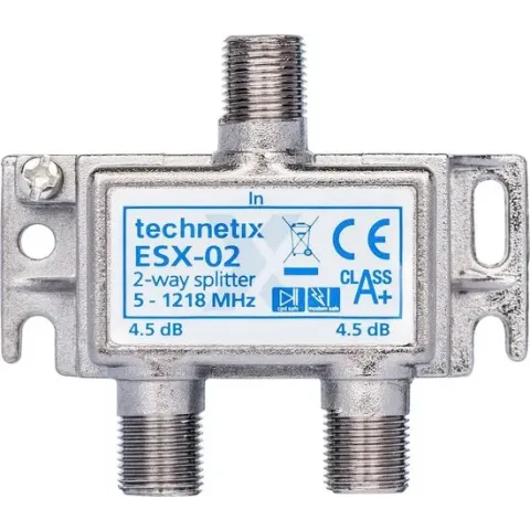 Technetix splitter ESX-02 met 2 uitgangen / 5-1218 MHz