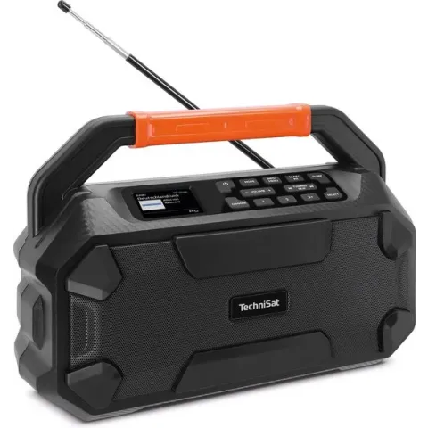 TechniSat DIGITRADIO 231 - DAB+ / FM outdoor radio met oplaadbare batterij en bluetooth - zwart