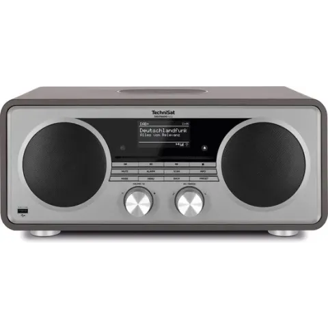 TechniSat DIGITRADIO 602 internetradio met DAB+ - antraciet/zilver
