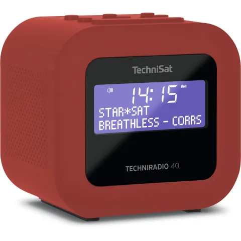 TechniSat Techniradio 40 DAB radio Rood