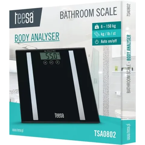 Teesa TSA0802 - Digitale personenweegschaal met body analyzer