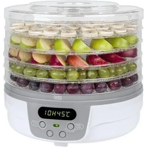 Teesa TSA3031 - Voedseldroger met LCD scherm, wit
