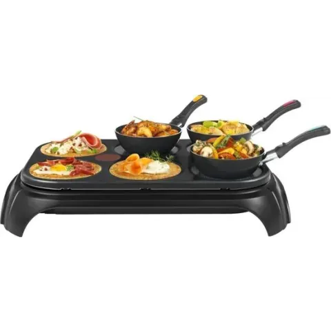 Tefal Wokparty Duo PY5828 - Gourmetstel - 6 personen